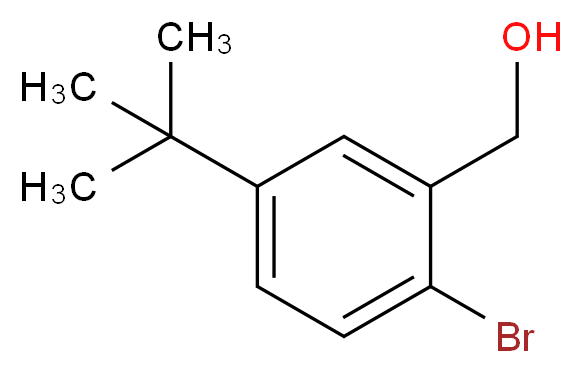 2-Bromo-5-(tert-butyl)benzyl alcohol_Molecular_structure_CAS_875664-30-5)