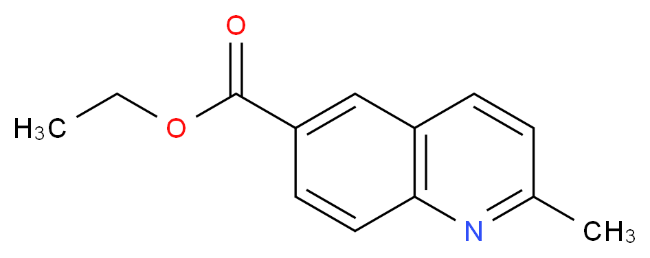 2-Methylquinoline-6-carboxylic acid ethyl ester_Molecular_structure_CAS_855763-77-8)