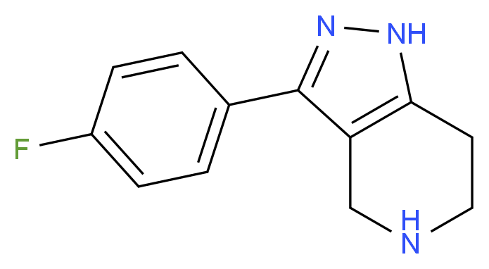 3-(4-Fluorophenyl)-4,5,6,7-tetrahydro-2H-pyrazolo[4,3-c]pyridine_Molecular_structure_CAS_916423-52-4)
