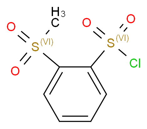 2-(Methylsulphonyl)benzenesulphonyl chloride 95%_Molecular_structure_CAS_89265-35-0)