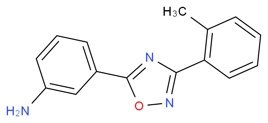 3-[3-(2-methylphenyl)-1,2,4-oxadiazol-5-yl]aniline_Molecular_structure_CAS_915920-56-8)