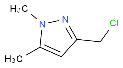3-(chloromethyl)-1,5-dimethyl-1H-pyrazole_Molecular_structure_CAS_)