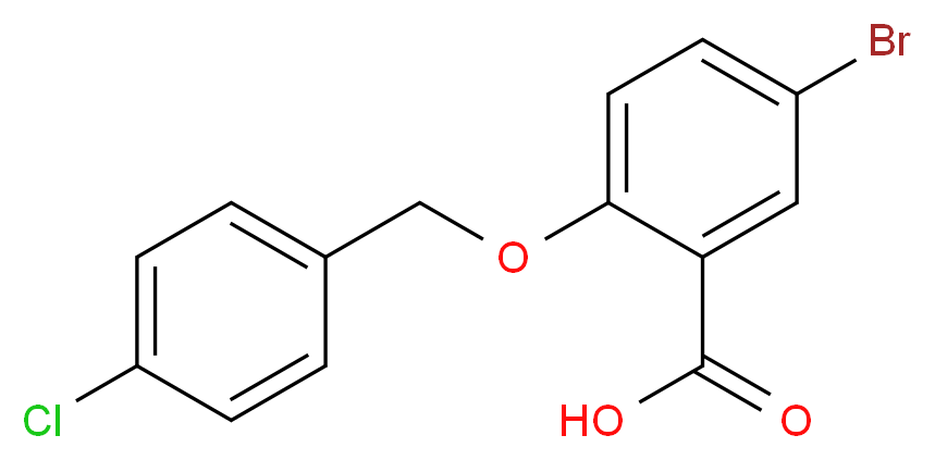 5-Bromo-2-[(4-chlorobenzyl)oxy]benzoic acid_Molecular_structure_CAS_62176-36-7)