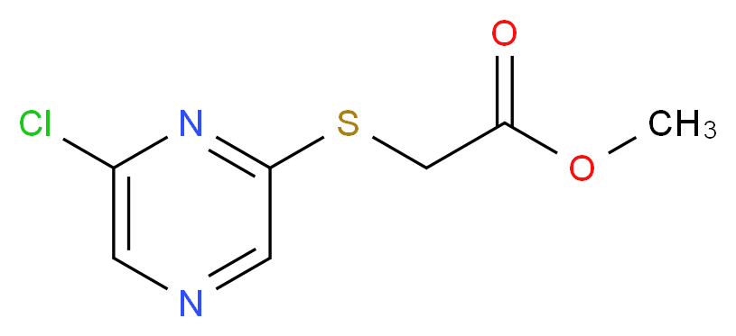 methyl 2-[(6-chloropyrazin-2-yl)sulfanyl]acetate_Molecular_structure_CAS_)