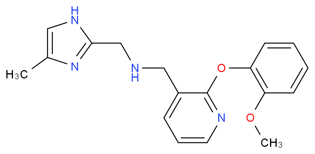1-[2-(2-methoxyphenoxy)-3-pyridinyl]-N-[(4-methyl-1H-imidazol-2-yl)methyl]methanamine_Molecular_structure_CAS_)