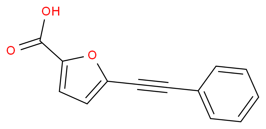 5-(Phenylethynyl)-2-furoic acid_Molecular_structure_CAS_130423-83-5)