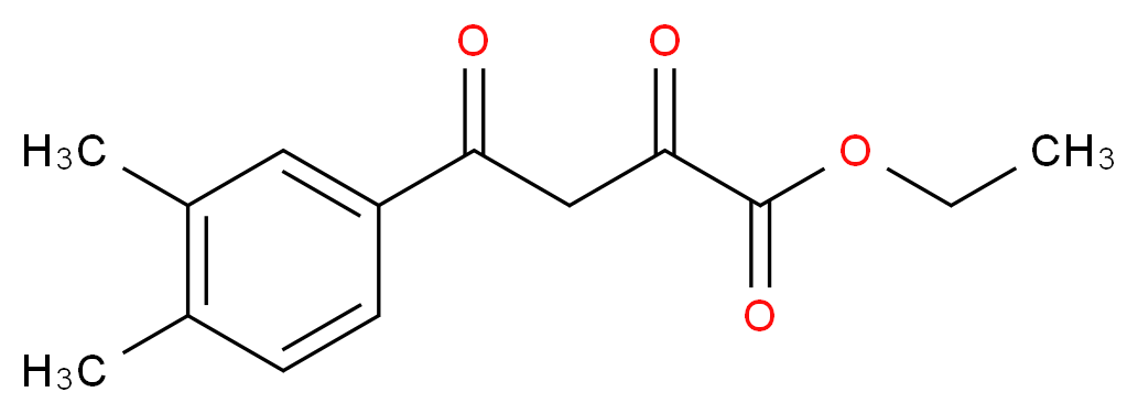 ethyl 4-(3,4-dimethylphenyl)-2,4-dioxobutanoate_Molecular_structure_CAS_)