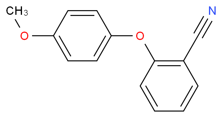 2-(4-Methoxyphenoxy)benzenecarbonitrile_Molecular_structure_CAS_)