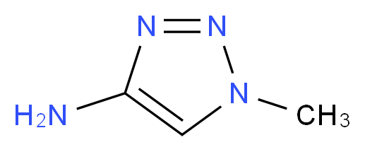 1-methyl-1H-1,2,3-triazol-4-amine_Molecular_structure_CAS_67545-00-0)