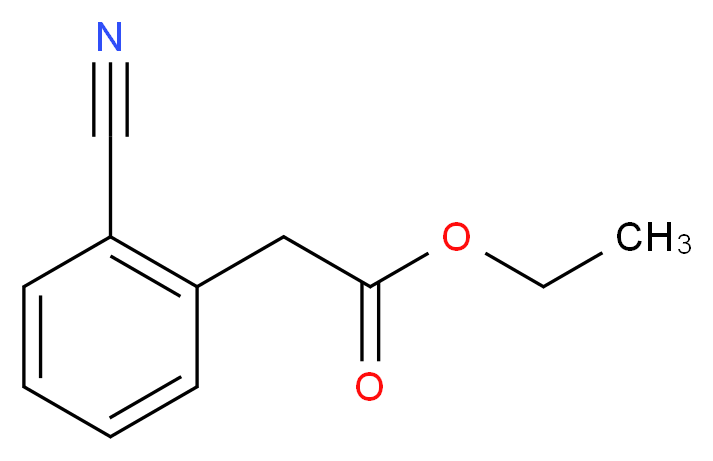 (2-Cyano-phenyl)-acetic acid ethyl ester_Molecular_structure_CAS_67237-76-7)