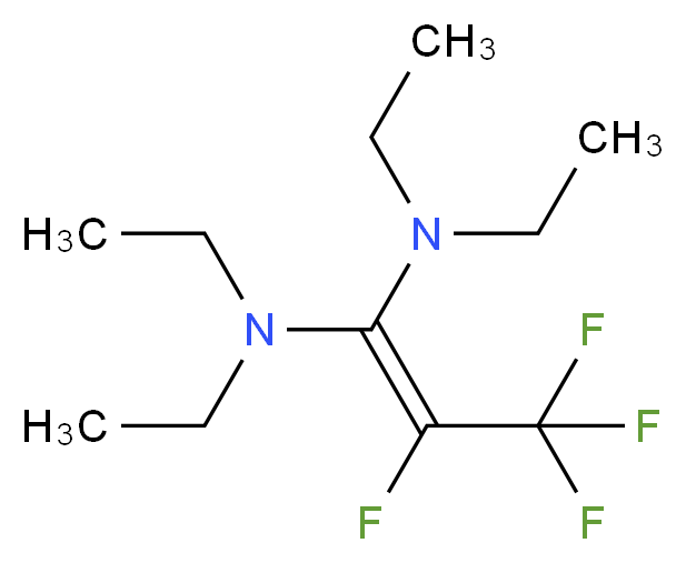 1,1-Bis(diethylamino)tetrafluoro-1-propene 97%_Molecular_structure_CAS_216393-97-4)