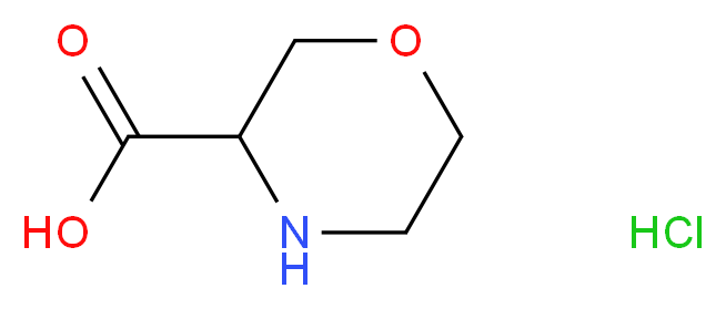 morpholine-3-carboxylic acid hydrochloride_Molecular_structure_CAS_66937-99-3)