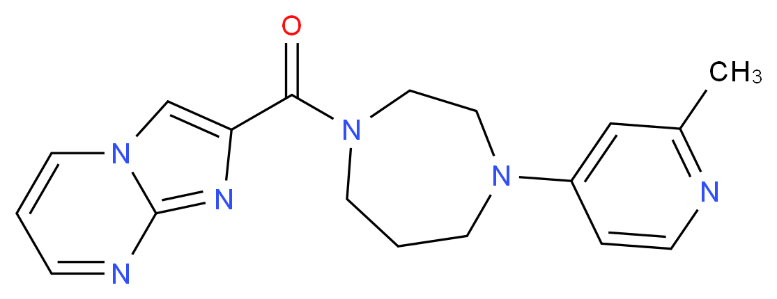 2-{[4-(2-methyl-4-pyridinyl)-1,4-diazepan-1-yl]carbonyl}imidazo[1,2-a]pyrimidine_Molecular_structure_CAS_)