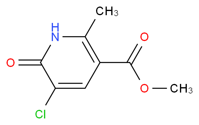 methyl 5-chloro-2-methyl-6-oxo-1,6-dihydropyridine-3-carboxylate_Molecular_structure_CAS_)