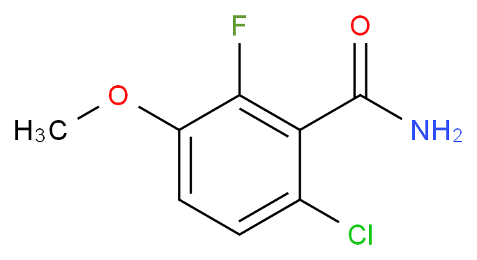 6-Chloro-2-fluoro-3-methoxybenzamide_Molecular_structure_CAS_886761-75-7)