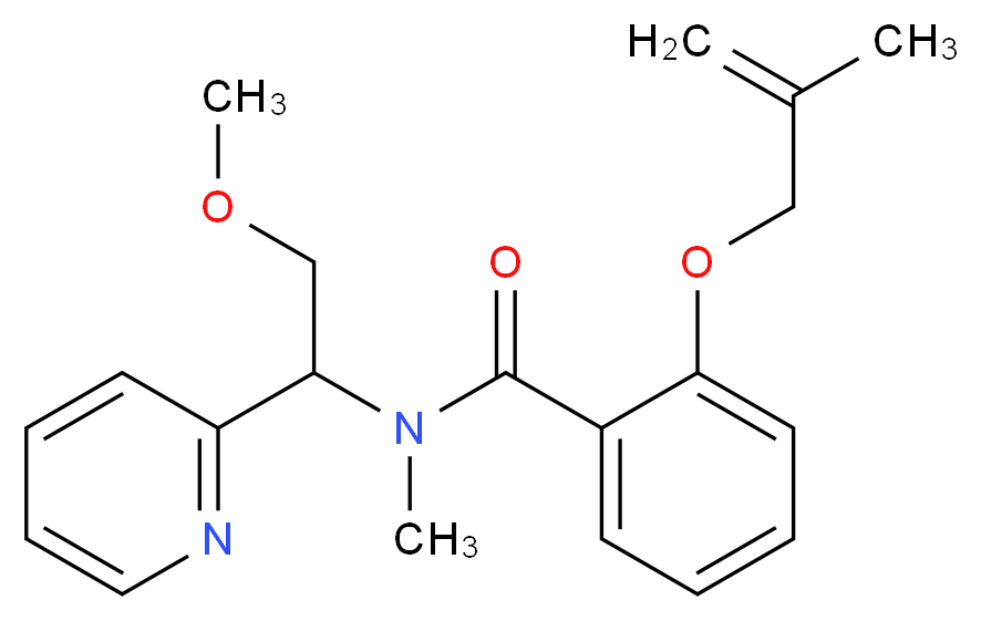 N-(2-methoxy-1-pyridin-2-ylethyl)-N-methyl-2-[(2-methylprop-2-en-1-yl)oxy]benzamide_Molecular_structure_CAS_)