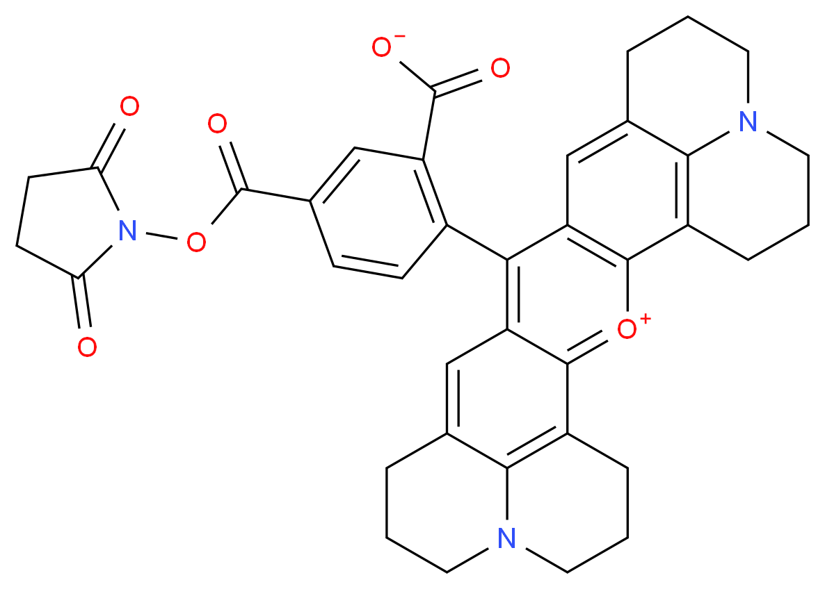 5-Carboxy-X-rhodamine N-succinimidyl ester_Molecular_structure_CAS_209734-74-7)