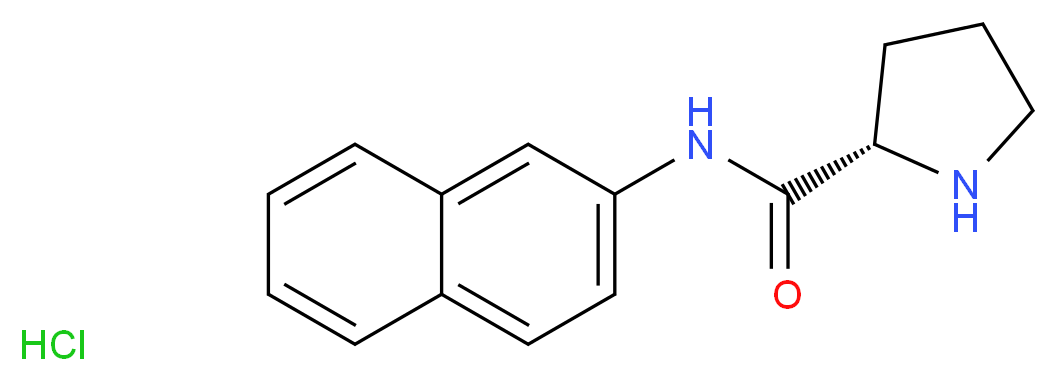 L-Proline β-naphthylamide hydrochloride_Molecular_structure_CAS_97216-16-5)