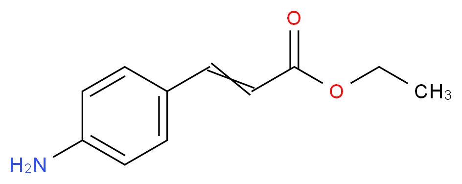 ethyl (2E)-3-(4-aminophenyl)acrylate_Molecular_structure_CAS_5048-82-8)