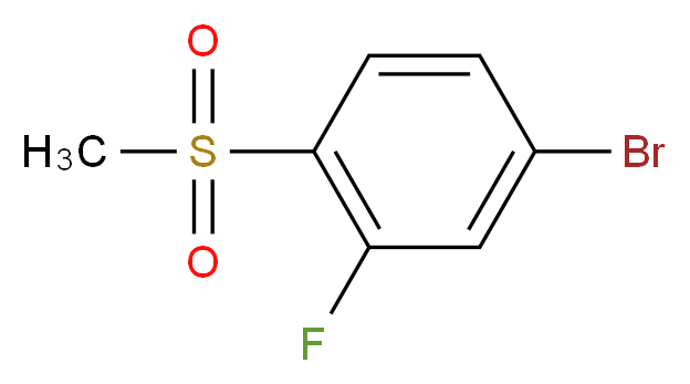 4-Bromo-2-fluorophenyl methyl sulphone 98%_Molecular_structure_CAS_648904-84-1)