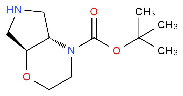 tert-butyl rac-(4aS,7aS)-hexahydropyrrolo[3,4-b][1,4]oxazine-4(4aH)-carboxylate_Molecular_structure_CAS_1159908-23-2)