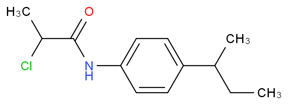 N-(4-sec-butylphenyl)-2-chloropropanamide_Molecular_structure_CAS_)