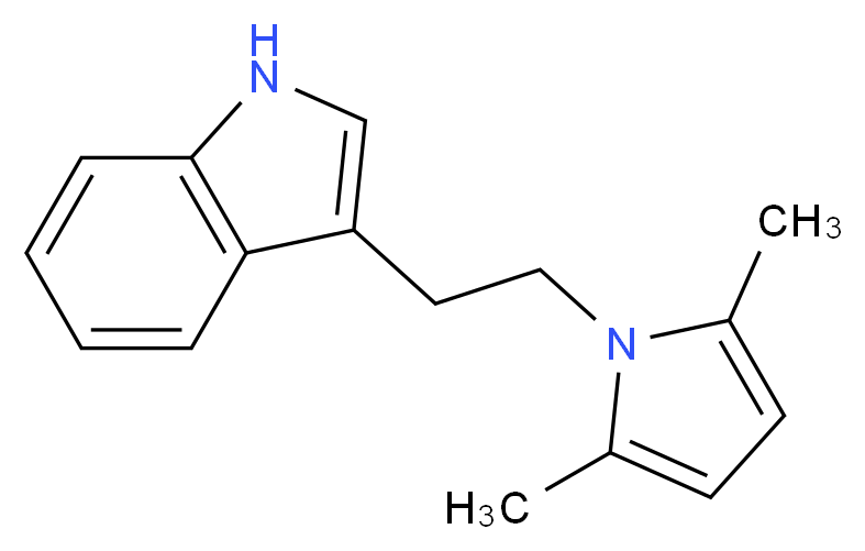 3-[2-(2,5-Dimethyl-1H-pyrrol-1-yl)ethyl]-1H-indole_Molecular_structure_CAS_95399-28-3)
