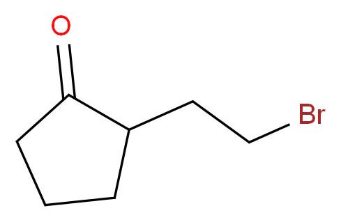 2-(2-bromoethyl)cyclopentan-1-one_Molecular_structure_CAS_)