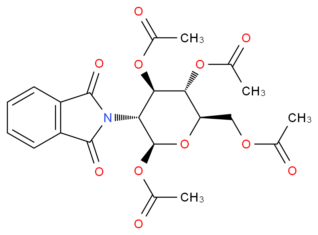2-Deoxy-2-N-phthalimido-1,3,4,6-tetra-O-acetyl-β-D-glucopyranose_Molecular_structure_CAS_10022-13-6)