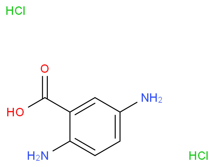 2,5-Diamino-benzoic acid dihydrochloride_Molecular_structure_CAS_)