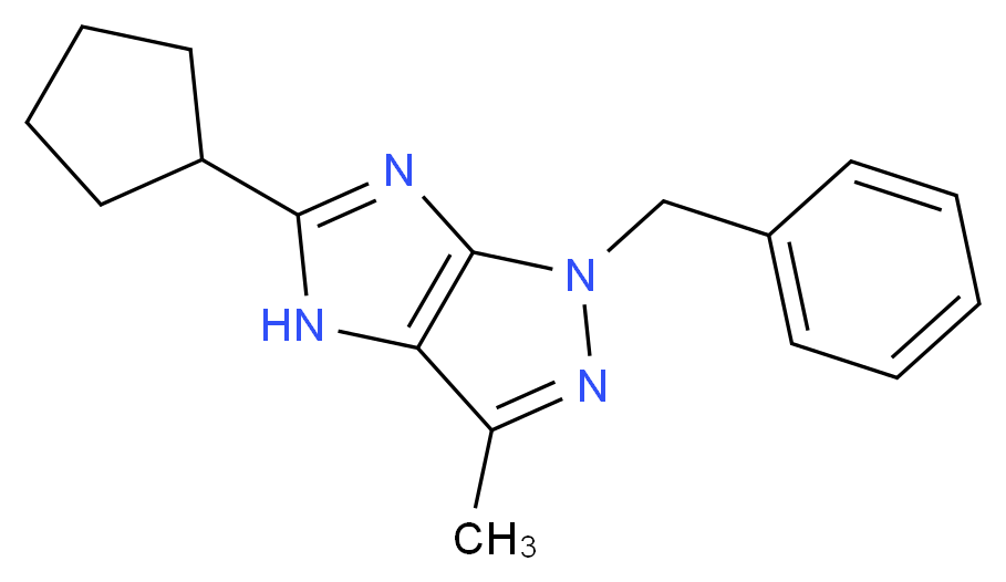 1-benzyl-5-cyclopentyl-3-methyl-1,4-dihydroimidazo[4,5-c]pyrazole_Molecular_structure_CAS_)
