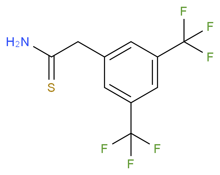 2-[3,5-bis(trifluoromethyl)phenyl]ethanethioamide_Molecular_structure_CAS_691868-49-2)