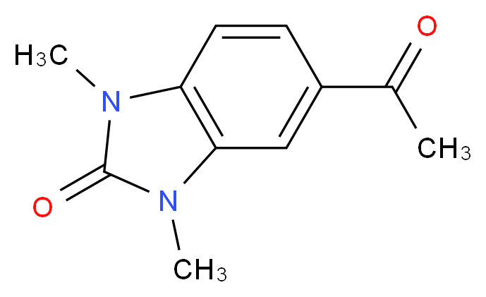 5-ACETYL-1,3-DIMETHYL-1,3-DIHYDRO-BENZOIMIDAZOL-2-ONE_Molecular_structure_CAS_64826-44-4)