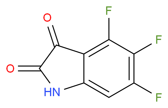4,5,6-trifluoroindoline-2,3-dione_Molecular_structure_CAS_)