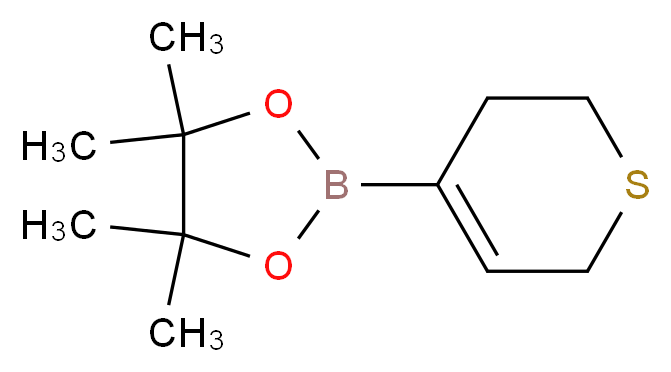 2-(3,6-Dihydro-2H-thiopyran-4-yl)-4,4,5,5-tetramethyl-1,3,2-dioxaborolane_Molecular_structure_CAS_862129-81-5)