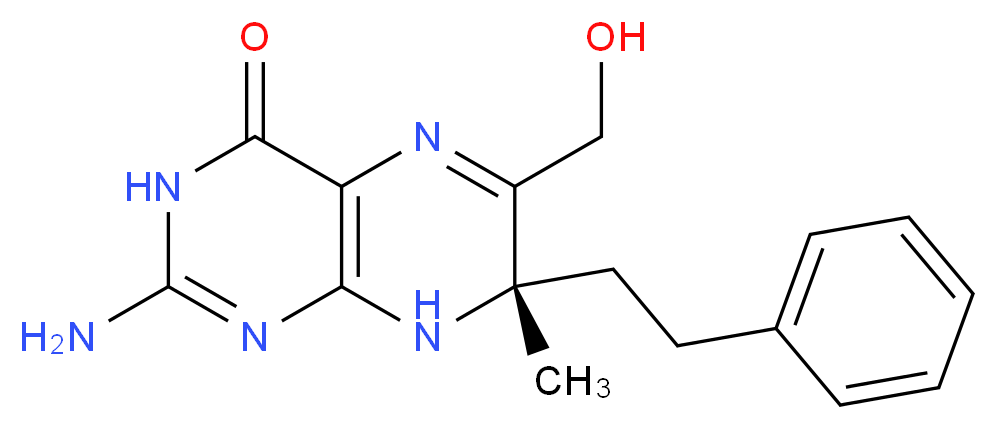 7,8-dihydro-6-hydroxymethyl-7-methyl-7-[2-phenylethyl]-pterin_Molecular_structure_CAS_)