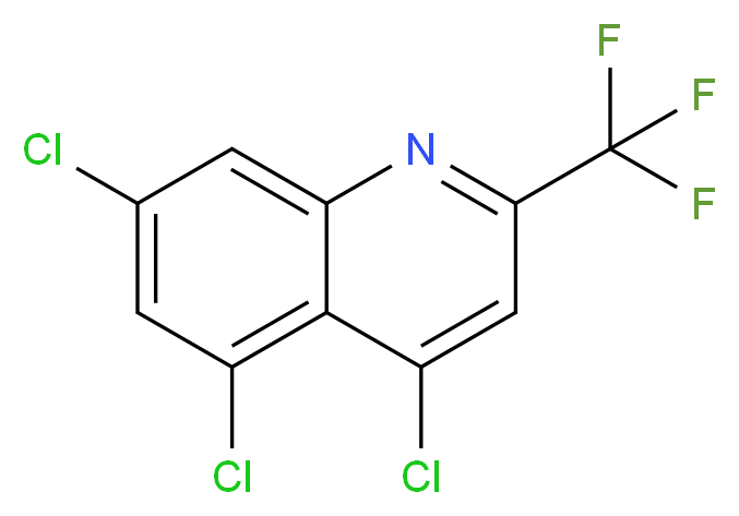 4,5,7-Trichloro-2-(trifluoromethyl)quinoline_Molecular_structure_CAS_175203-41-5)