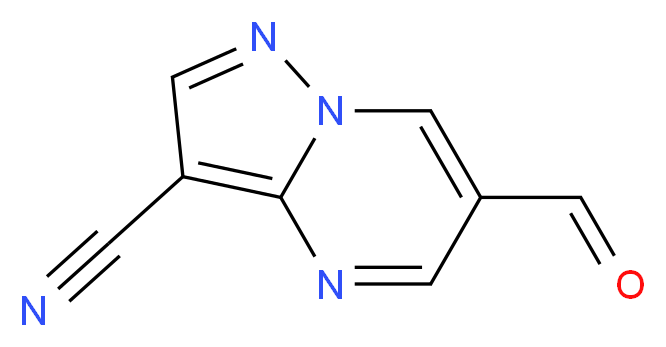 6-formylpyrazolo[1,5-a]pyrimidine-3-carbonitrile_Molecular_structure_CAS_)