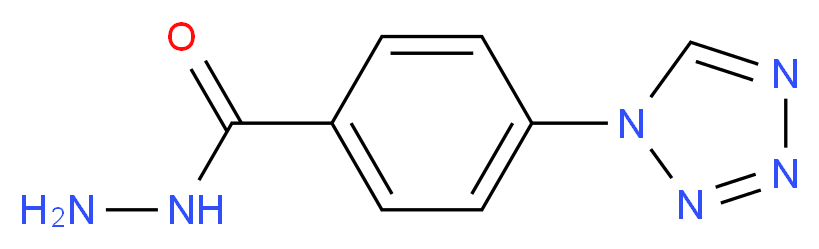 4-(1H-Tetrazol-1-yl)benzohydrazide_Molecular_structure_CAS_)