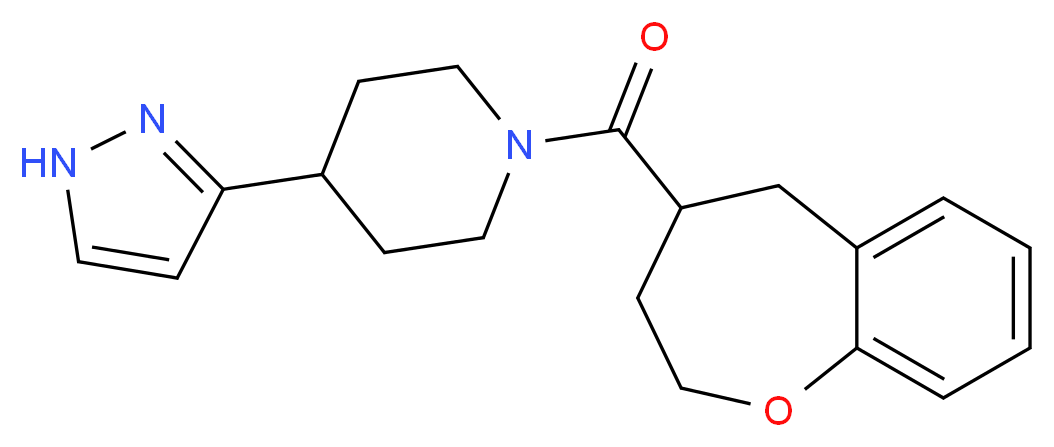 4-(1H-pyrazol-3-yl)-1-(2,3,4,5-tetrahydro-1-benzoxepin-4-ylcarbonyl)piperidine_Molecular_structure_CAS_)