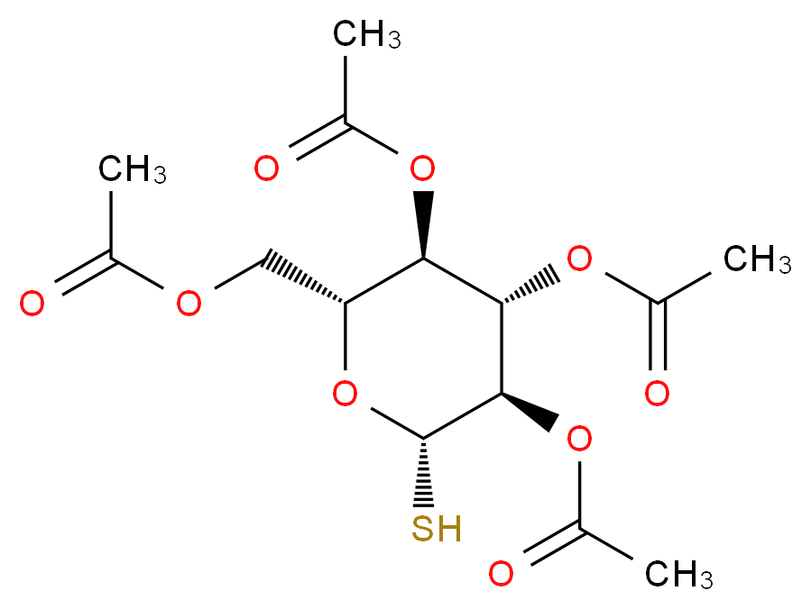 1-Thio-β-D-glucose tetraacetate_Molecular_structure_CAS_19879-84-6)