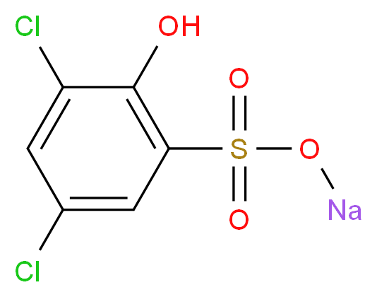 3,5-Dichloro-2-hydroxybenzenesulphonic acid, sodium salt 99%_Molecular_structure_CAS_54970-72-8)