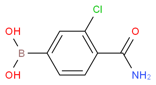 4-CARBAMOYL-3-CHLOROPHENYLBORONIC ACID_Molecular_structure_CAS_850589-52-5)