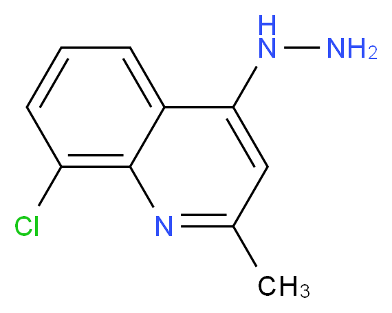 8-CHLORO-4-HYDRAZINO-2-METHYL-QUINOLINE_Molecular_structure_CAS_203626-36-2)