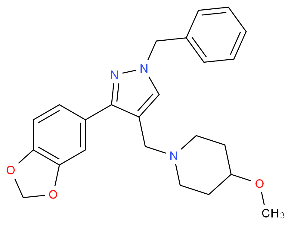 1-{[3-(1,3-benzodioxol-5-yl)-1-benzyl-1H-pyrazol-4-yl]methyl}-4-methoxypiperidine_Molecular_structure_CAS_)