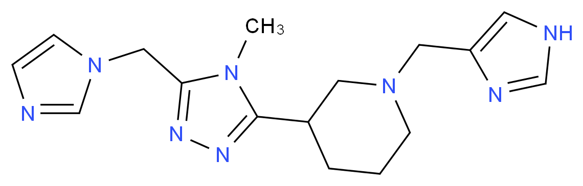 1-(1H-imidazol-4-ylmethyl)-3-[5-(1H-imidazol-1-ylmethyl)-4-methyl-4H-1,2,4-triazol-3-yl]piperidine_Molecular_structure_CAS_)