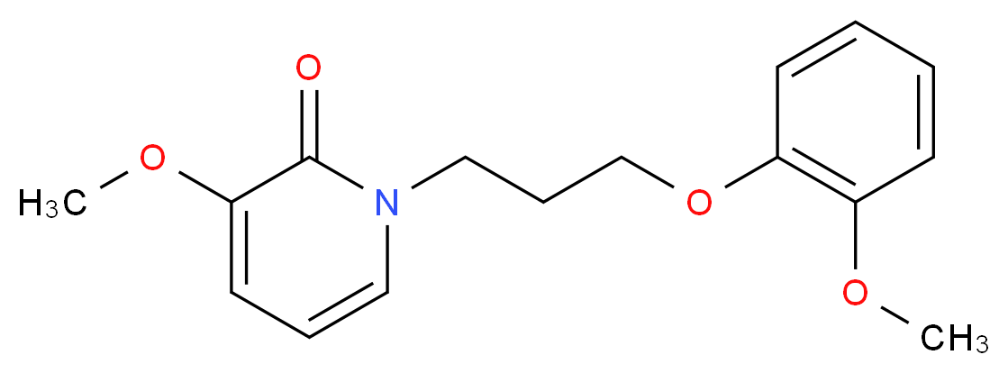 3-methoxy-1-[3-(2-methoxyphenoxy)propyl]pyridin-2(1H)-one_Molecular_structure_CAS_)