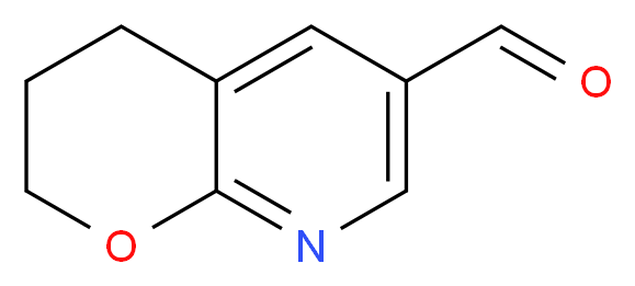 3,4-Dihydro-2H-pyrano[2,3-b]pyridine-6-carbaldehyde_Molecular_structure_CAS_1222533-91-6)