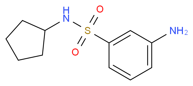 3-Amino-N-cyclopentyl-benzenesulfonamide_Molecular_structure_CAS_436095-38-4)