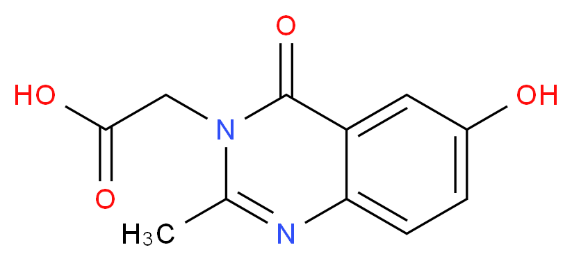 2-(6-hydroxy-2-methyl-4-oxoquinazolin-3(4H)-yl)acetic acid_Molecular_structure_CAS_)